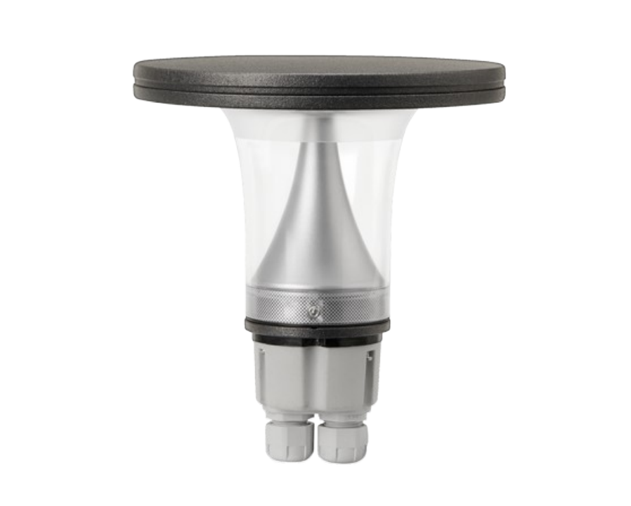 lampada da esterno a led per installazione su palo finitura antracite