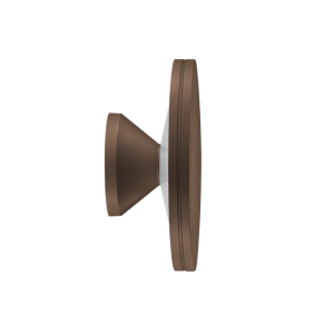 Applique led esterno 20w 3000k finitura corten 200mm goccia - 5559co3k