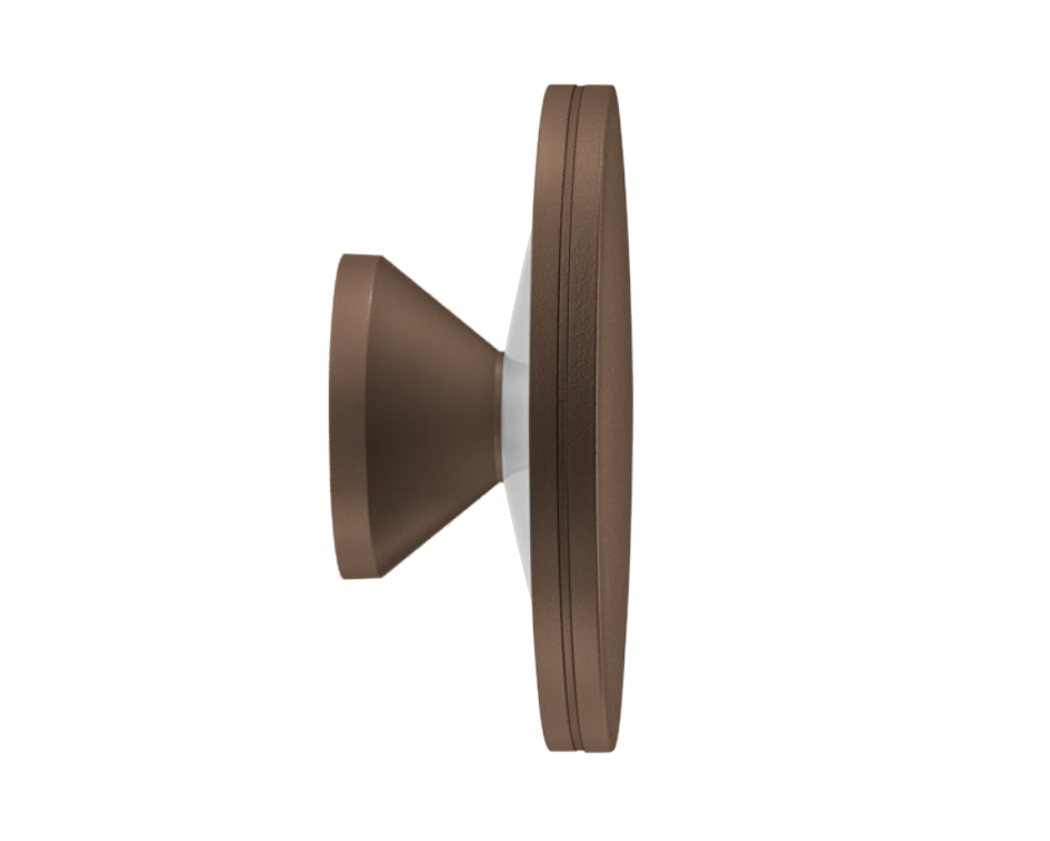 applique led da esterno a parete luce calda su facciata