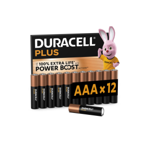 Batterie alcaline mini stilo aaa 1.5v confezione 12 pezzi  mn2400power/b12