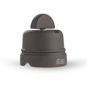 Pulsante rotativo  in porcellana antracite ø 60 mm, 10 a 250 v - ax00120