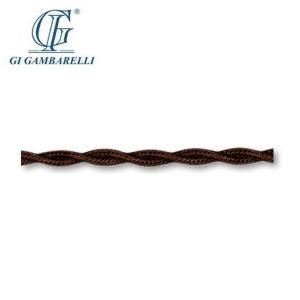 Cavo elettrico  trecciato marrone 3x0,75mm² 3 metri - 10307.b3