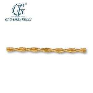 Cavo elettrico  trecciato oro 3x0,75mm² 3 metri - 10307.b3
