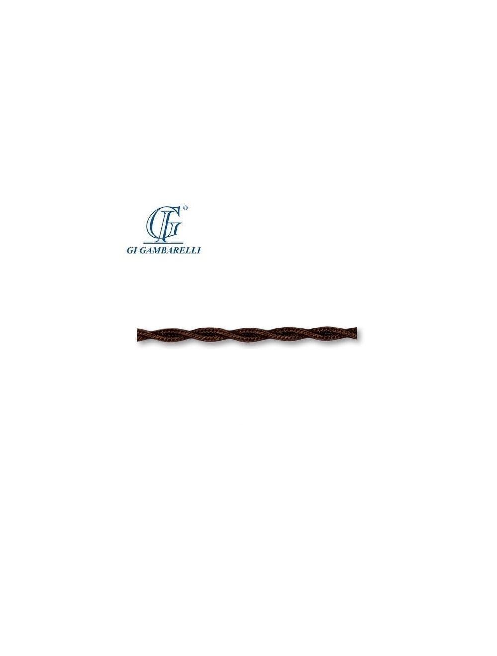 Cavo Elettrico Gambarelli Trecciato Bronzo 3x0,75mmu00b2 3 metri - 10607.B3 01