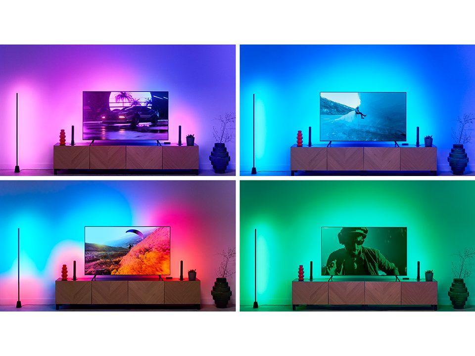 wiz wiz hdmi sync box con retroilluminazione tv – kit per tv 75″–85″ - foto 1