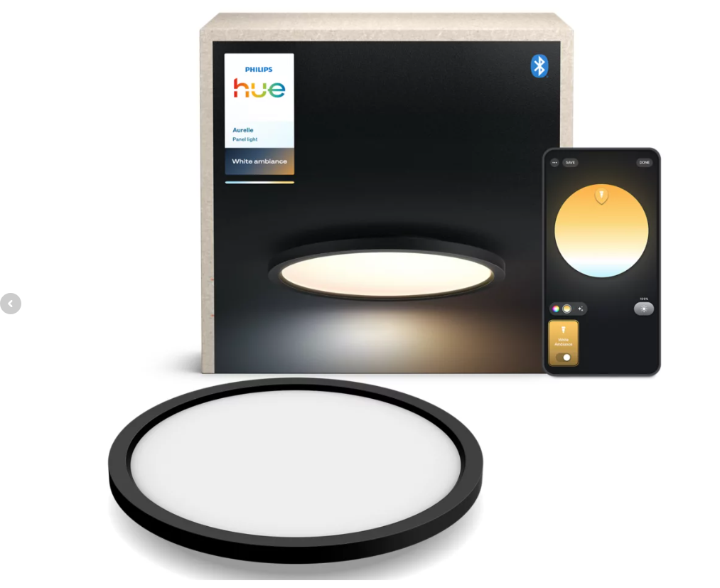 Pannello LED Smart Philips Hue Aurelle Rotondo u00d839,5 cm White Ambiance - 32907200 01