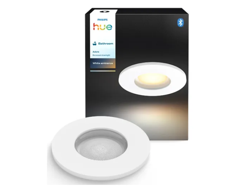 Faretto LED Smart Philips Hue Adore da Incasso Bianco White Ambiance IP44 - 307296200 01