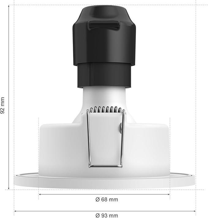Confezione kit faretti smart PHILIPS HUE Adore controllo via app bluetooth