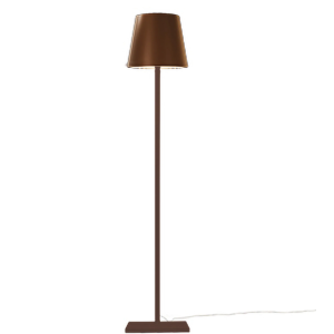 Lampada da terra  poldina xxl corten 230v con attacco e27 - ll0360r3