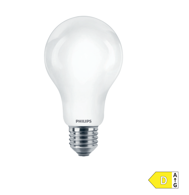 Lampadina a Goccia LED 17.5W PHILIPS Attacco E27 Luce Calda 2700K - INCALED150G2 01