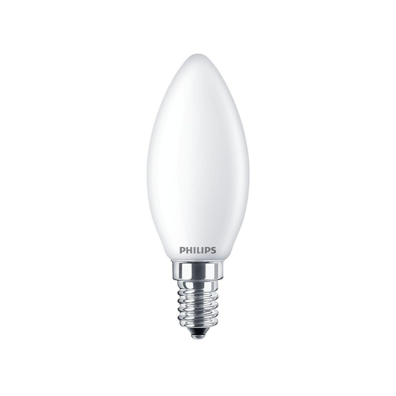 schema tecnico lampadina led candela attacco piccolo philips