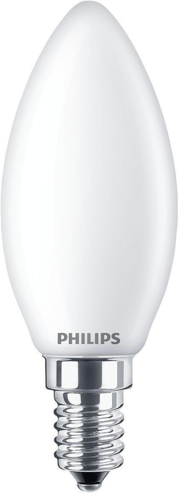 Lampadina LED a Oliva PHILIPS Attacco E14 Luce Calda 2700K - INCACAN25G2 01