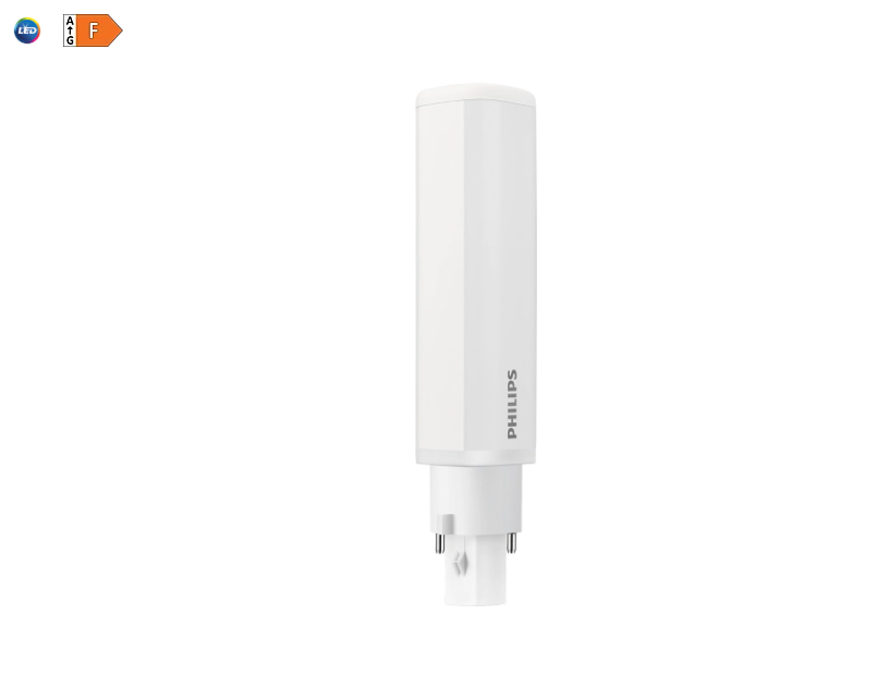 lampada led plc 6.9w attacco 2p philips luce bianca calda efficiente
