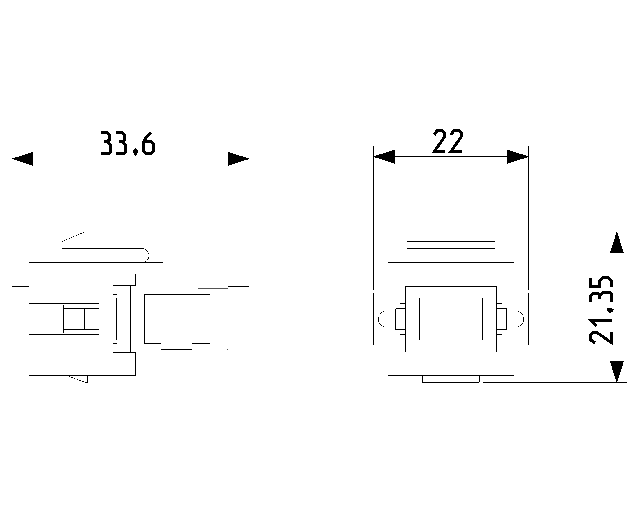 Bussola Keystone Vimar per Fibra Ottica Monomodale 9/125u202fu00b5m SC/APC - 03100.KSC 02