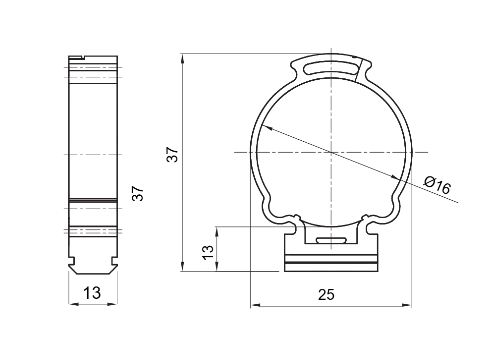 50 Supporti a Collare Gewiss per Tubo Esterno u00d8u202f16u202fmm - GW50605 02