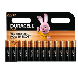 Batterie stilo alcaline aa 1,5v 12 pezzi  mn1500power/b12