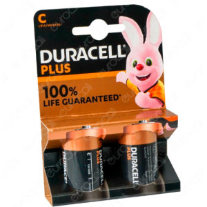 Batterie alcaline formato c 1,5v confezione 2 pezzi  mn1400power lunga durata