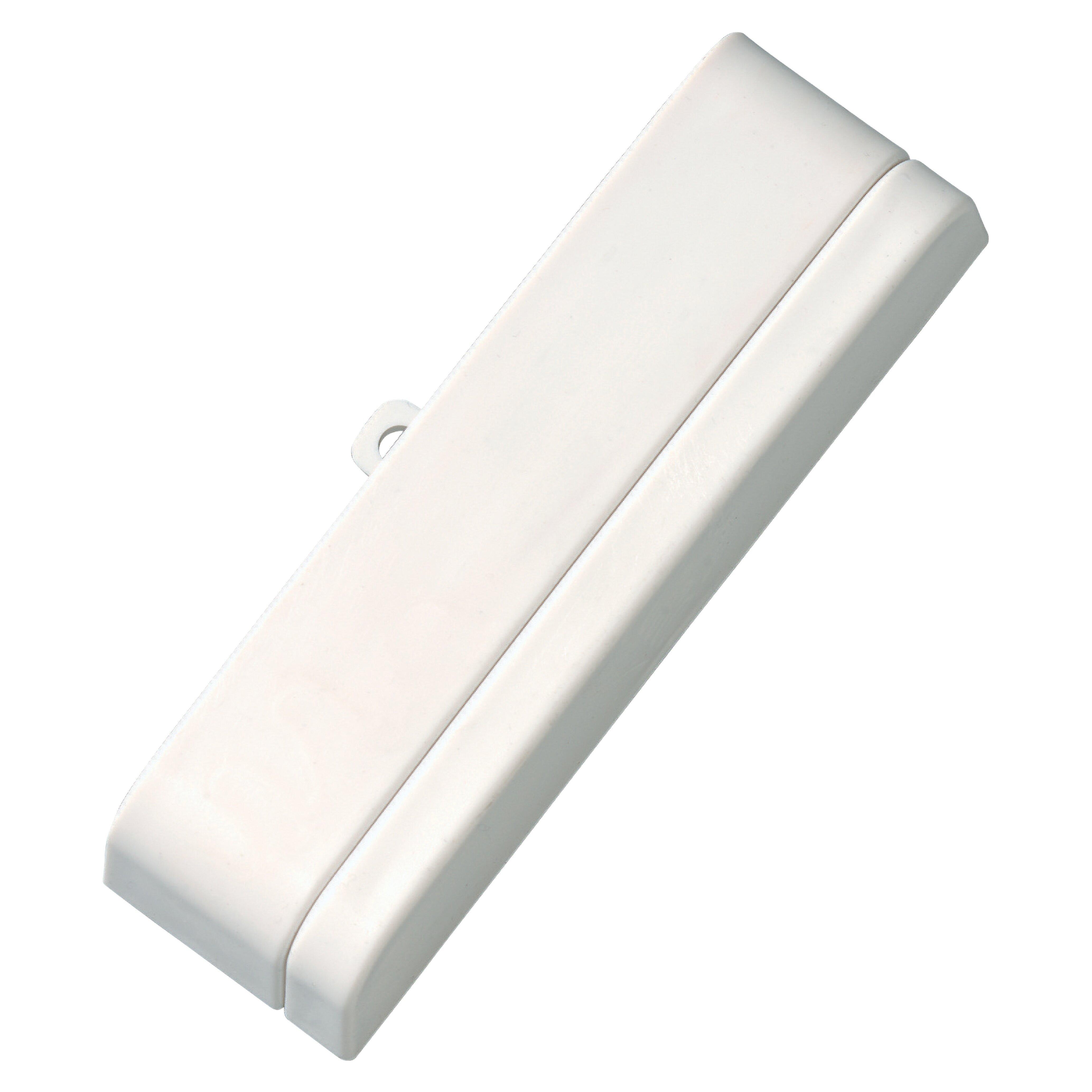  Tappo Terminale Elettrocanali Bianco per Canalina Battiscopa 70x20 - EC20008 01