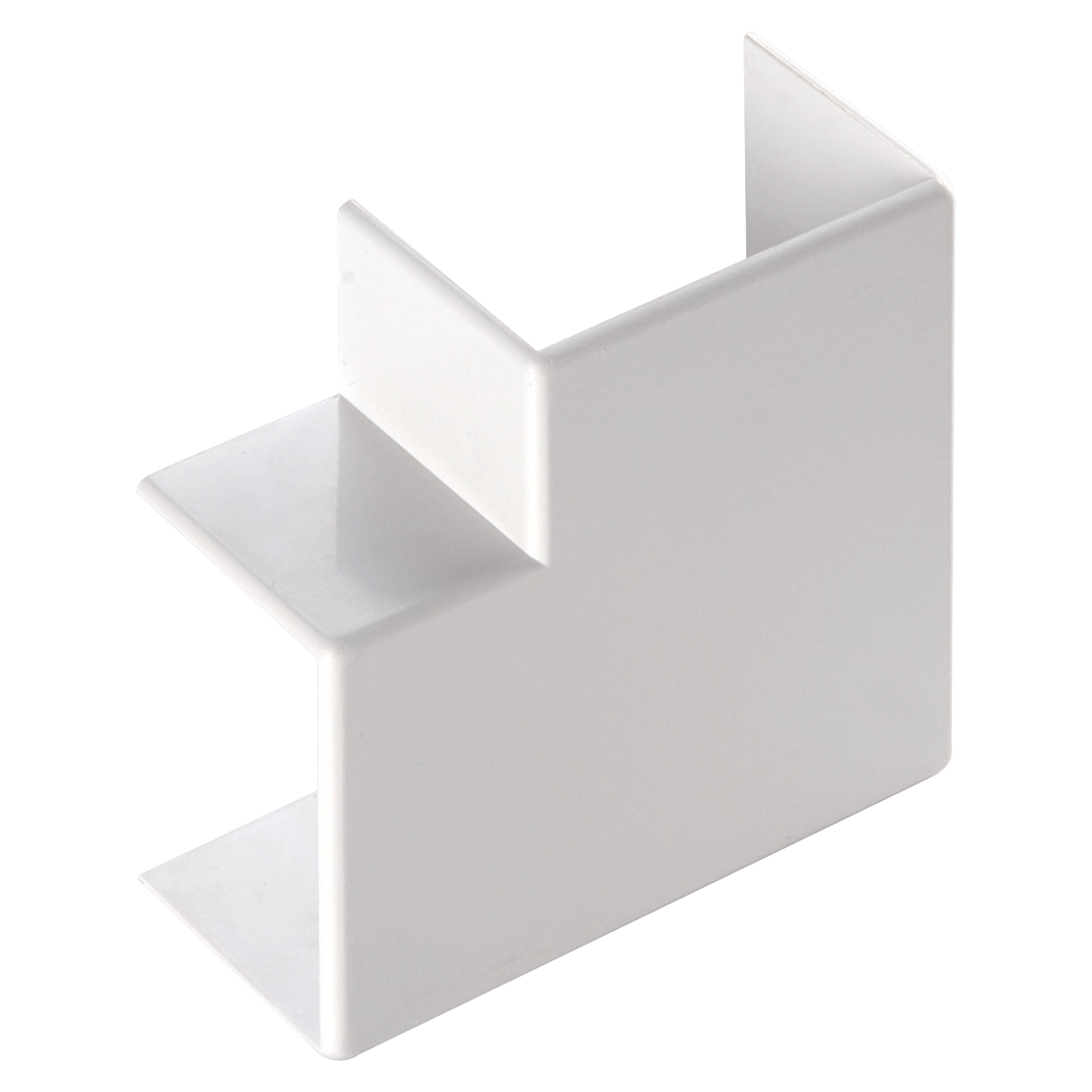 Angolo Piano Elettrocanali per Canalina 200x80 Bianco - ECAP20080B 01