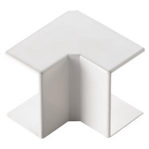Angolo interno  per canalina 60x40 bianco raccordo a 90° per spigoli interni - ecai6040b