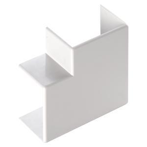 Angolo piano  per canalina 60x40bianco - ecap6040b