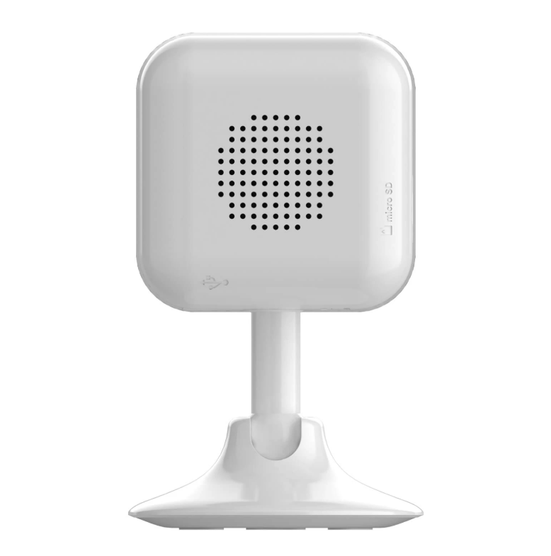 telecamera wifi da interno ezviz vista posteriore con altoparlante