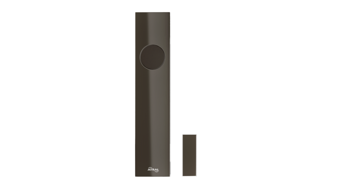 Rivelatore apertura multicontatto marrone per porte e finestre LOGISTY HAGER