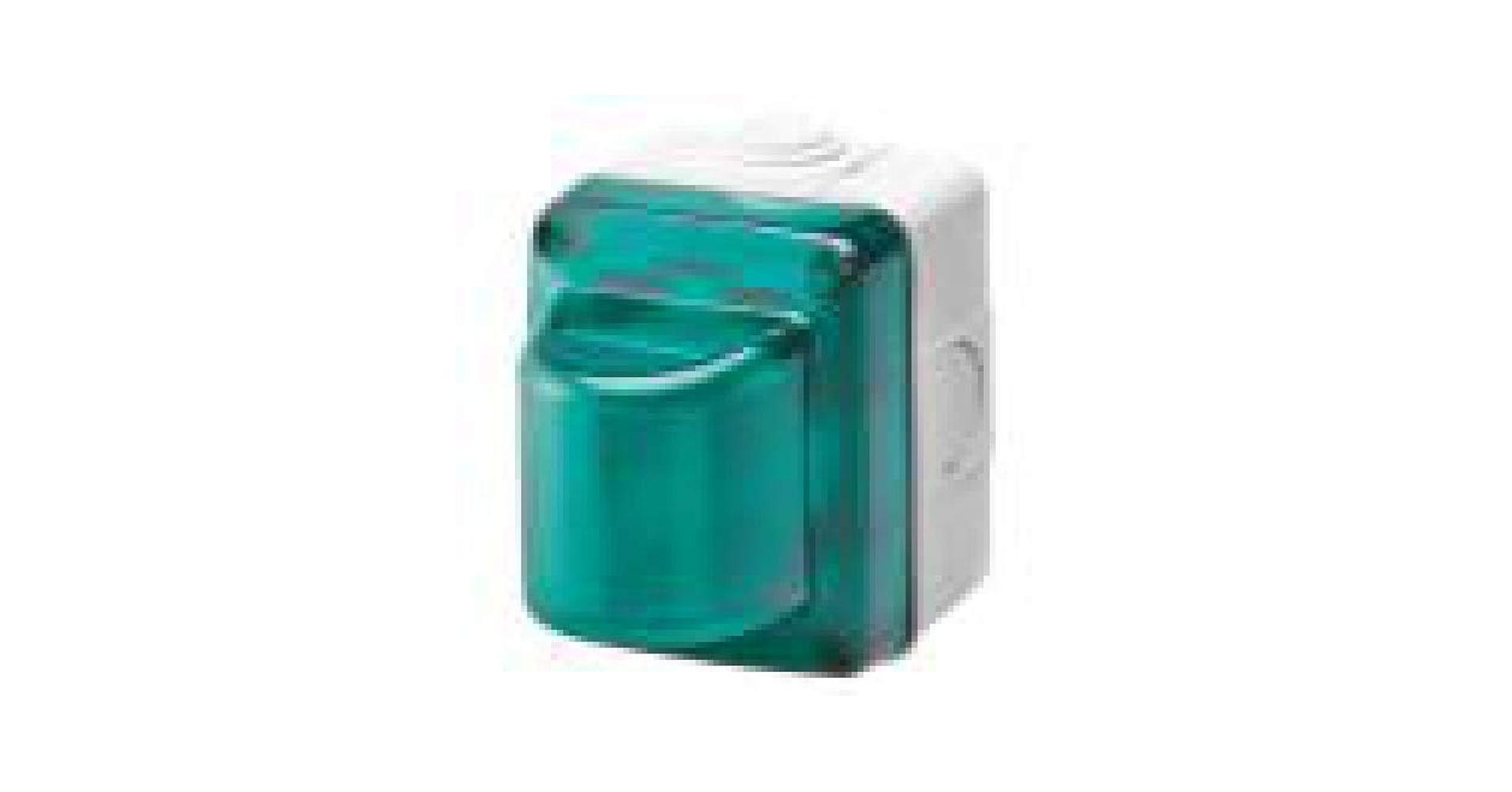 Lampada Spia Palazzoli da Parete Verde IP65 - 800062 01