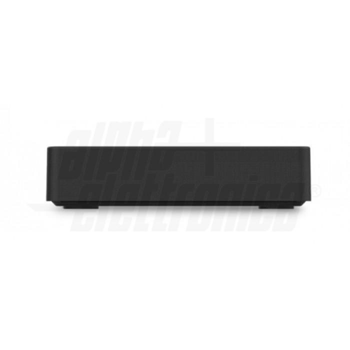 vista laterale switch di rete gigabit 5 porte fanless