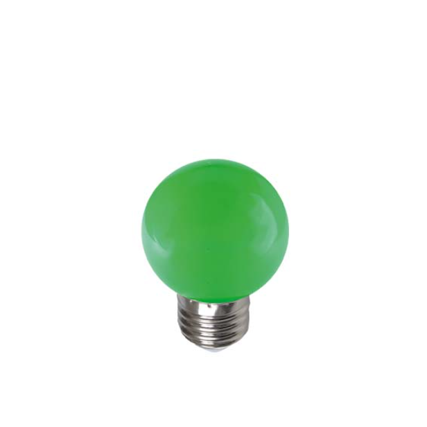 Lampada LED verde attacco E27 1W FAI per illuminazione decorativa