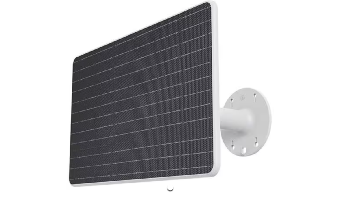 pannello solare fotovoltaico EZVIZ 24W con batteria integrata per alimentazione telecamere sicurezza