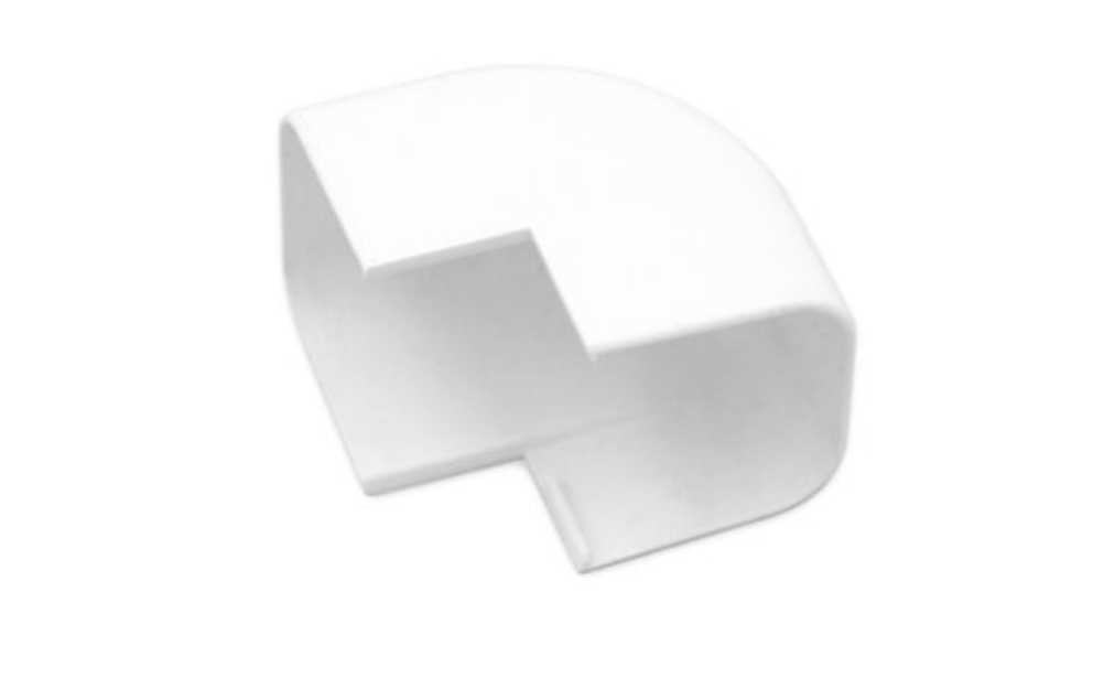 Angolo esterno per canalina portacavi 65x50 colore bianco Tecnogas