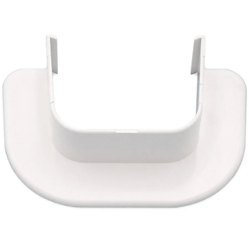 passaggio a muro per canalina 65x50 in pvc bianco
