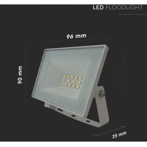 Faro led  smd 10w 4000k slim e-series ip65 con driver integrato - 23971