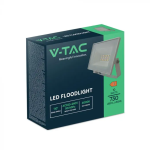 Faro led 10w slim e-series 6500k ip65 con driver integrato –  23973