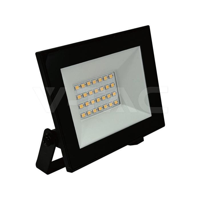 proiettore led nero 20w ip65 luce naturale per illuminazione esterna v tac