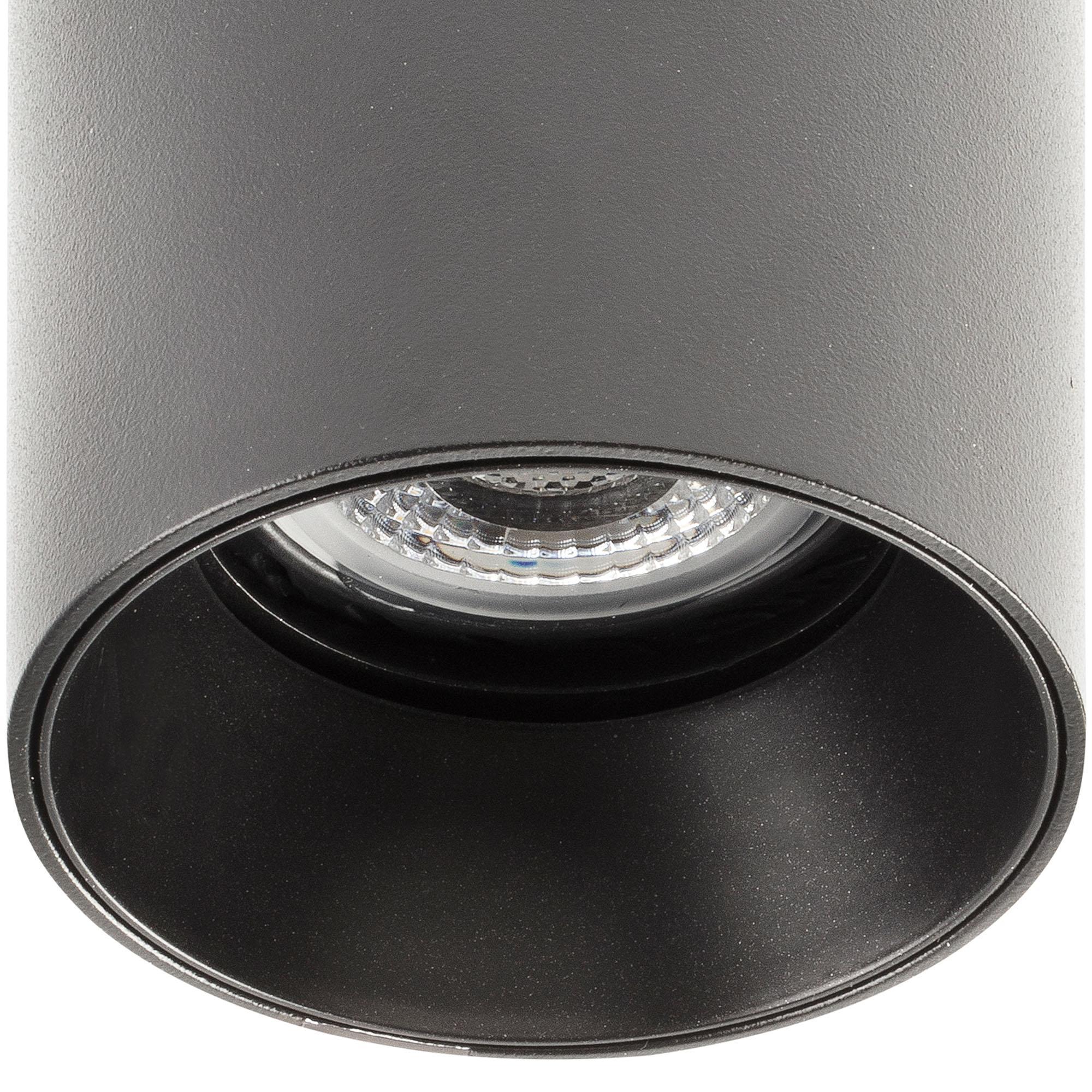 Plafoniera Faro Barcellona da Interno nera GU10 - 43747 02