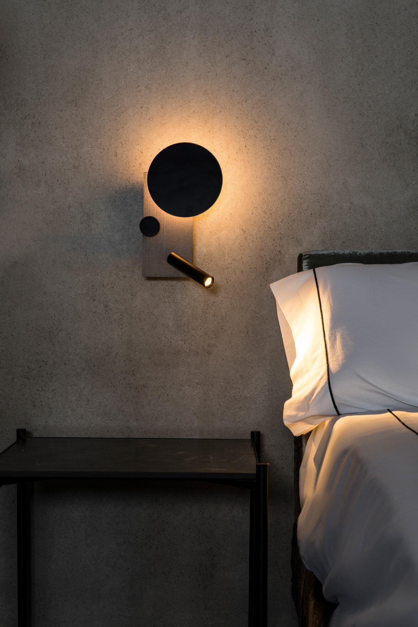Applique Faro Barcelona KLEE da Parete Grigia Sinistra con LED Integrato - 20066  02