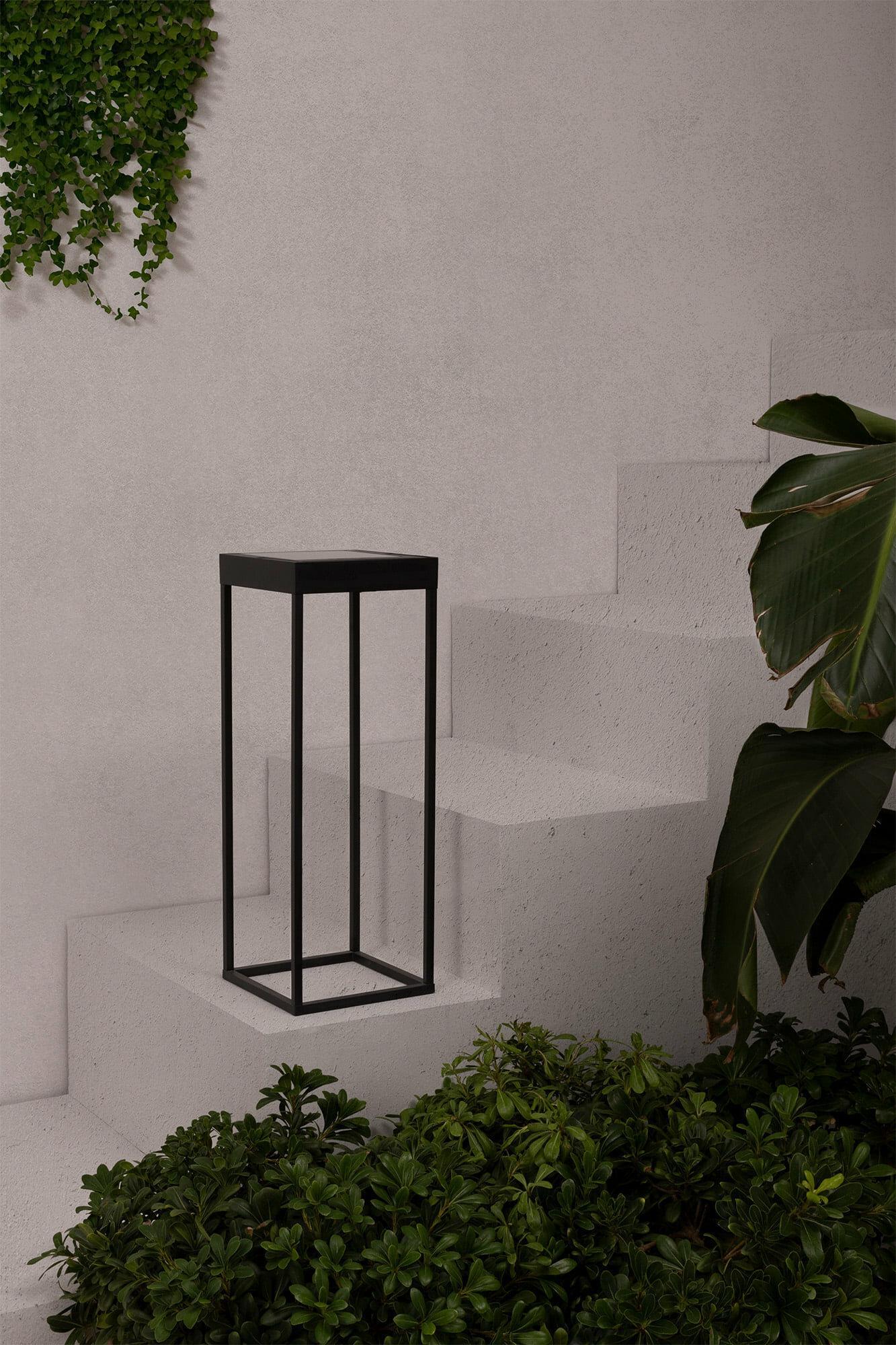 Lampada Solare Faro Barcelona KASP 500 LED da Giardino Nero H500mm Luce Calda 2700/3000K IP65 - 71913 05