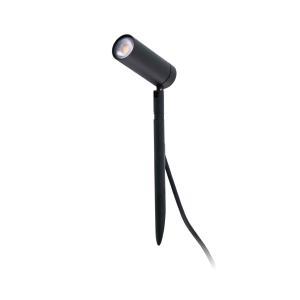 Lampada  barcelona seth 280 picchetto da giardino nera h280mm  2700k -70227