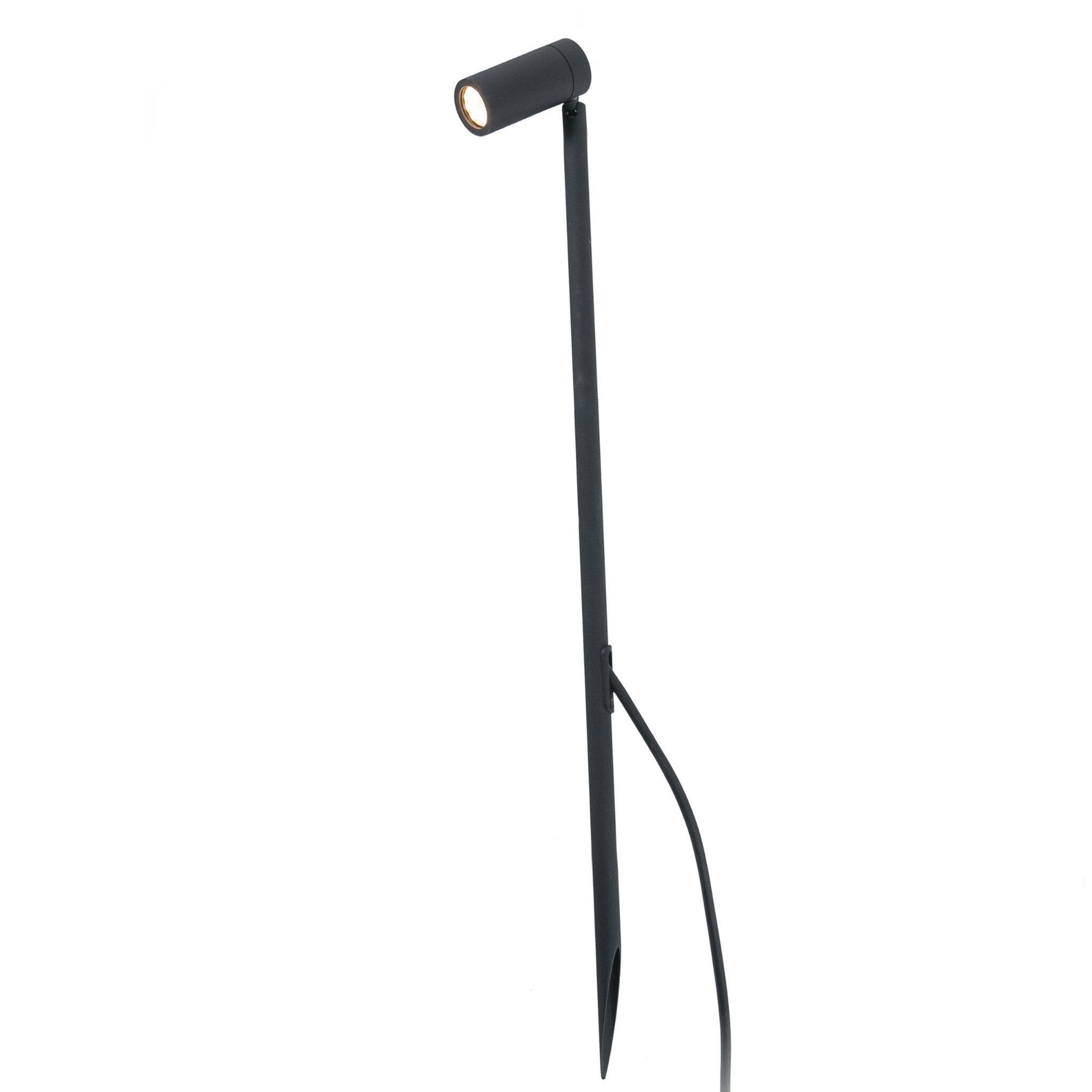 Lampada Picchetto Faro Barcelona SETH 600 Nera H600mm 2700K - 70226 01