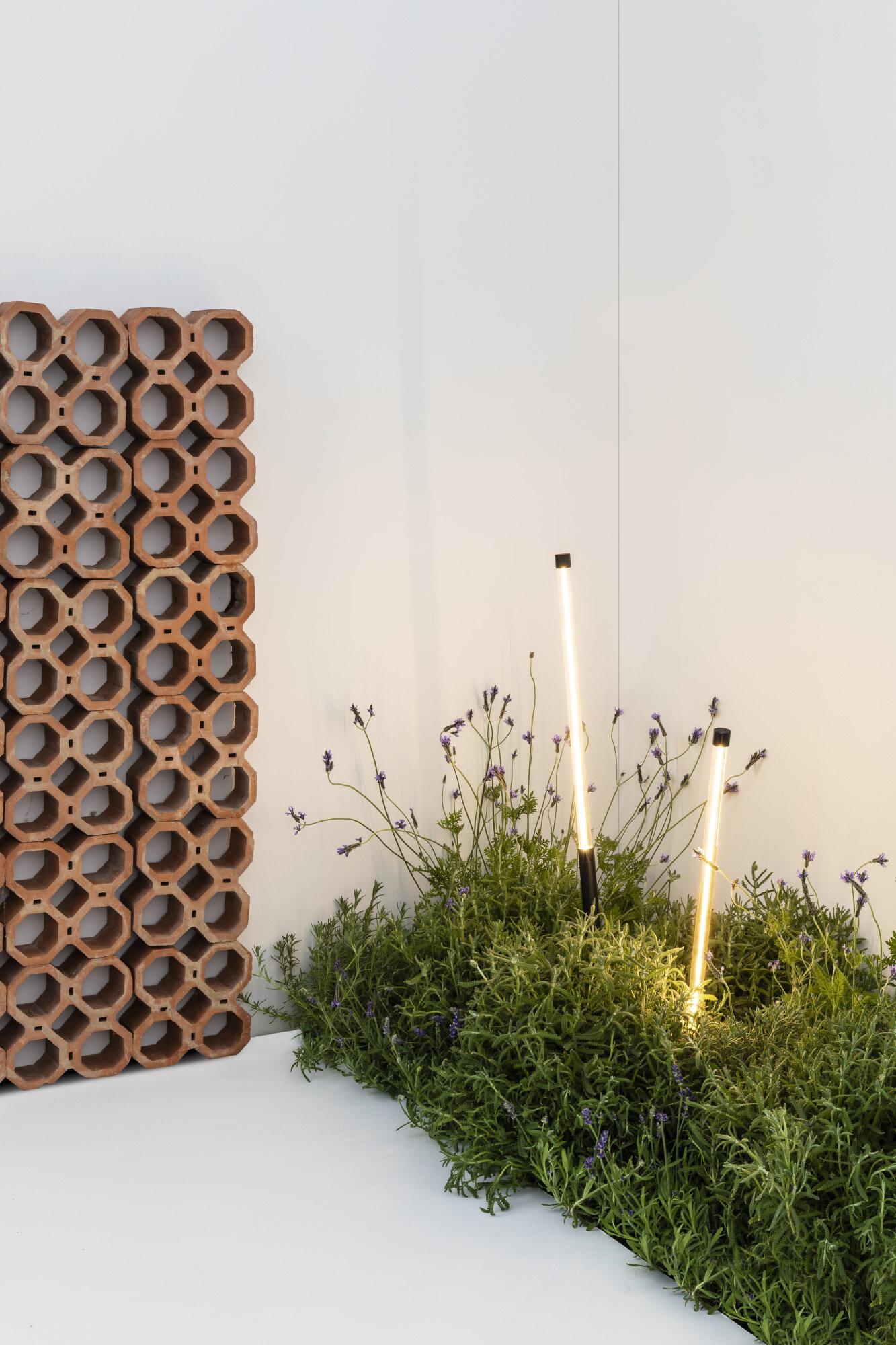 Lampada a Picchetto Faro Barcelona BAMBOU 1268 Nero con LED Integrato 2700K IP65 - 75557 0