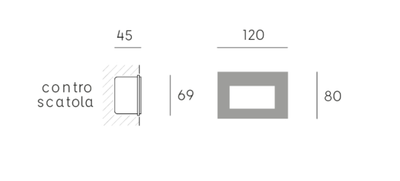 sovil segnapasso incasso led 3w 3000k sovil - 98191/72 - foto 2