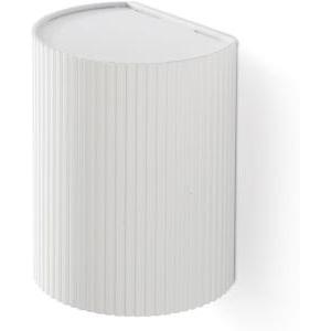 Applique parete rigata bianco moderna 1xgu10  40526