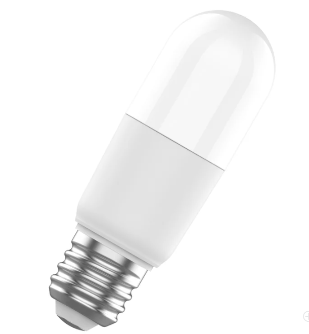 Lampadina Ledvance stick LED compatta attacco E27 vista laterale