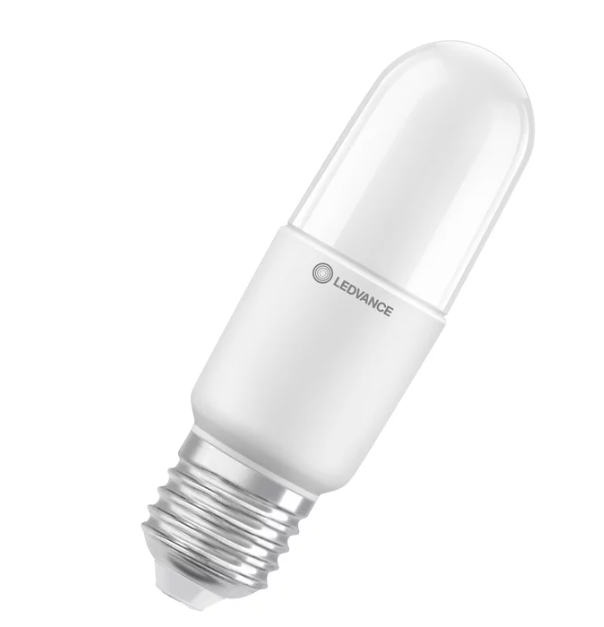 Dettaglio lampadina LED Ledvance stick bianca attacco E27 11W