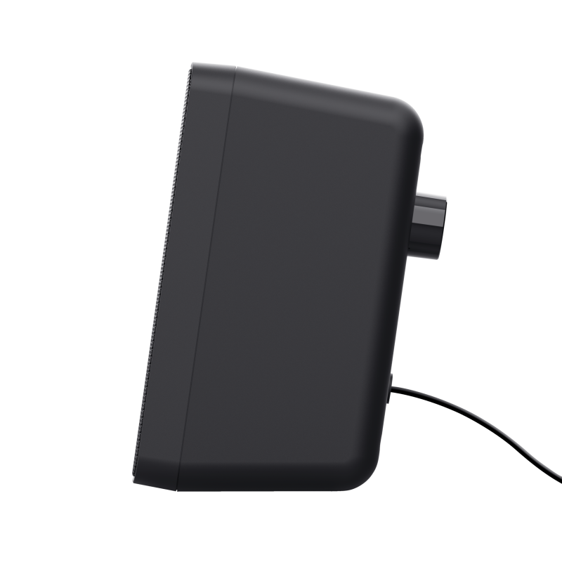 coppia di casse pc trust rgb nere con illuminazione led multicolore per gaming e ufficio