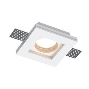 Faretto incasso gesso 100x100 h30 gu10   - io59631