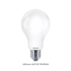 Lampadina led attacco e27 100w a60 luce calda philips 304661100