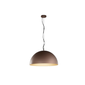 Lampada sospensione metallo marrone design moderno 8562 mm
